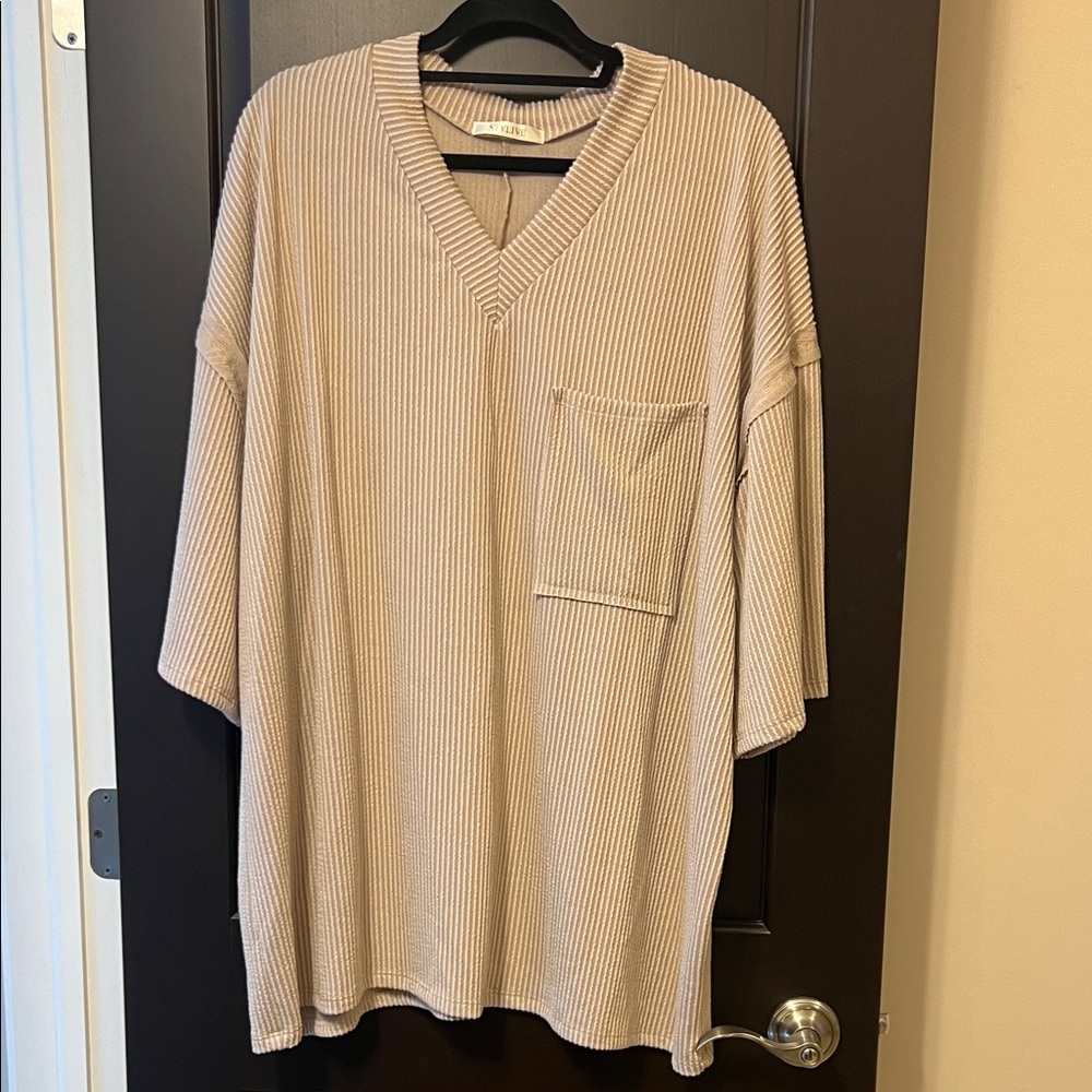 Stylive V-Neck Tunic - OVERSIZED
